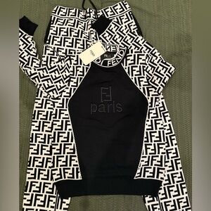 Inspired - pants and top set ff logo